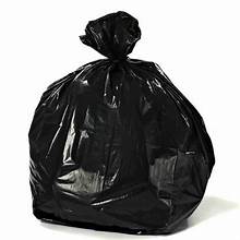 58 Gallon HD Garbage Bags - black 100Ct 1.5Mil