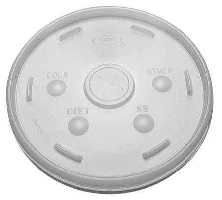 Dart Foam Food Contnr 6oz Lid1000Ct 12CLR