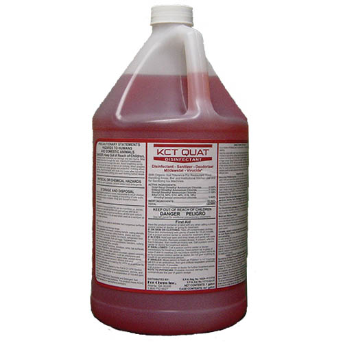 Kor Chem KCT Quat Concentrated No Rinse EPA Disinfectant 1 Gallon 4/cs 00692-C4002